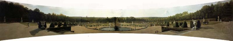 Panorama du palais et des jardins de Versailles, John Vanderlyn